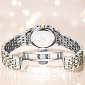 levne Quartz hodinky-OLEVS Dámské Křemenný Diamant kreativita Minimalistický Wristwatch Svítící Kalendář datum VODĚODOLNÝ Nerez Hodinky