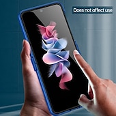 cheap Samsung Cases-Phone Case For Samsung Galaxy Z Flip 7 Z Flip 5 Z Flip 4 Z Flip 3 Back Cover Bumper Frame Four Corners Drop Resistance Shockproof Solid Colored Silica Gel