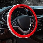 economico Copristerzo per auto-1 pc Pelle Coprivolante Traspirante Vestibilità universale Per 15&quot;~15&quot;1/2
