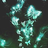 levne Dívčí 3D vize &amp; záření-Dívčí 3D Zvíře Motýl Kapuce Dlouhý rukáv 3D tisk Podzim Zima Módní Šik ven Rozkošný Děti 3-13 let Venkovní Denní Vevnitř Běžný