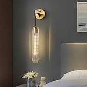 abordables Appliques murales d&#039;intérieur-Appliques murales d&#039;intérieur de style nordique moderne d&#039;intérieur salon chambre applique murale en cuivre 220-240v