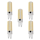 זול נורות דו-פיניות לד-5 יחידות 7.5w נורת תירס led 1000lm g9 bi pin 104leds smd 3014 חם לבן קר לבן לאור תקרה (שווה ערך לוגן 100w) 220-240v