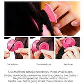 economico bigodini-bigodini magici bigodini in silicone, nessuna clip nessun rullo per la cura dei capelli di calore, bigodini magici rulli in silicone professionale fai da te curling strumenti per acconciature