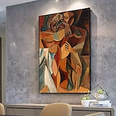 billige Berømte malerier-håndlaget oljemaleri lerret veggkunst dekorasjon picasso stil figurer for hjemmeinnredning rullet rammeløst ustrukket maleri
