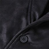 baratos Gilets-Homens Colete de camurça Casamento Rua Feriado Para Noite Estilo vintage Casual Outono Inverno Bolsos Camurça Manter Quente Cor imaculada Não Trespassado Decote V Normal Preto Marron Colete