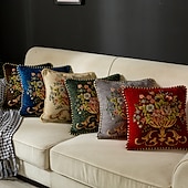 billige Trender innen puter-kuleste puter dekorative kasteputer boho geometrisk tuftet blad putetrekk mykt gårdshus vevd dusk aksent putevar moderne tribal teksturert