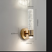 cheap Indoor Wall Lights-Crystal LED Nordic Style Indoor Wall Lights Living Room Metal Wall Light 220-240V