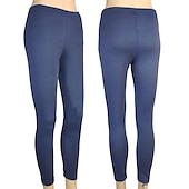 ieftine Jambiere simple-colanți de modă pentru femei jambiere pantaloni de lungime întreagă ocazional weekend elastic elastic simplu control burtă ridicare subțire trandafir rosu 2xl