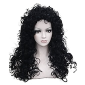 cheap Historical Wigs-Synthetic Heat Resistant Hair Long Curly Wigs Cosplay Women Wig Halloween Wigs