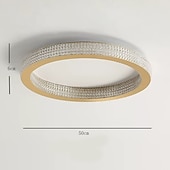 billiga Plafonder-50 cm cirkeldesign taklampor metallmålade ytskikt moderna 220-240v