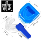 abordables Cuidado Personal &amp; Salud-Protector bucal para dejar de rechinar los dientes, antironquidos, bruxismo con estuche, ayuda para dormir, elimina los ronquidos, cuidado de la salud, boquilla antironquidos