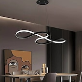 economico Design della linea-luci l.t. 1 luce 75 cm lampada a sospensione dimmerabile in acrilico lampadario a led design nota regolabile moderno per illuminazione domestica soggiorno solo dimmerabile con telecomando
