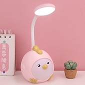 halpa Lukuvalot-söpö led-pöytälamppu minimuoti sarjakuva poikasen silmiensuojaus oppiminen söpö tyttö sydän opiskelija asuntola makuuhuone usb ladattava lukupöytälamppu yövalo lasten lahja