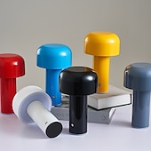 billige Bordlamper-bordlampe bærbar italiensk sopp trådløs touch oppladbar nattlampe usb bordlampe skrivebordsdekorasjon soverom nattlampe