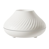 billiga luftfuktare-vulkan luftfuktare aromadiffusor eterisk oljelampa 130ml usb portabel luftfuktare med 7 färger flamma nattljus