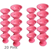 economico bigodini-bigodini magici bigodini in silicone, nessuna clip nessun rullo per la cura dei capelli di calore, bigodini magici rulli in silicone professionale fai da te curling strumenti per acconciature