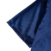 женская пижама ночная рубашка платье pjs чистый цвет мода простой комфорт вечеринка дом кровать атлас v-образный вырез половина рукава лето весна Недорогие Женские ночные рубашки и сорочки-женская пижама ночная рубашка платье pjs чистый цвет мода простой комфорт вечеринка дом кровать атлас v-образный вырез половина рукава лето весна