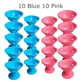 economico bigodini-bigodini magici bigodini in silicone, nessuna clip nessun rullo per la cura dei capelli di calore, bigodini magici rulli in silicone professionale fai da te curling strumenti per acconciature