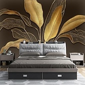 abordables Papiers peints-Fonds d'écran cool belle nature papier peint mural autocollant mural auto-adhésif éblouissant doré pvc/vinyle adapté au salon chambre restaurant hôtel décoration murale art décor à la maison