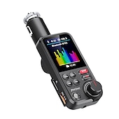 cheap Bluetooth Car Kit/Hands-free-BT93 Wireless Car Bluetooth FM Transmitter Aux Supports QC3.0 Charging Treble And Bass Sound Music Player Handsfree Bluetooth Car Kit Fast Charger