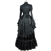 economico Vestiti-Rococò Vittoriano Abito da Ballo Costume da festa Mascherata Abito da Ballo Canto di Natale Costume Per donna Reale Mascherata Carnevale Feste Halloween Adulti Vestito