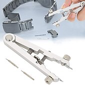 cheap Watch Repair Tools-Silver 4/6/8 Needles V-Shaped Raw Ear Pliers Watch Repair Tool Raw Ear Strap Disassembly Pliers Accessories
