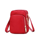 economico Borse a Tracolla-borsa a tracolla multitasche rossa da donna – borsa a tracolla leggera e versatile per l&#039;uso quotidiano e i viaggi