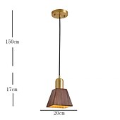 billige Pendellys-20cm pendel lanterne design pendel lys kobber messing moderne 220-240v