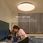 お買い得  シーリングライト調光可能タイプ-スマート LED シーリング ランプ 12 インチ 28 w フロント ウォーム ホワイト ライトとバック rgb 色を変更する組み込みベッドルーム ランプ アプリと音声制御タイミング Alexa google ホーム ac100-240v と互換性があります。