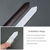 cheap Car Stickers-4 Pcs Car Door Warning Stickers Night Visibility Reflective Tape Door Stickers Decorative Stickers Car Body Reflective Strip Car Accessories