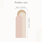 levne Tapety-geometrie barevná tapeta boho oblouk nálepka na stěnu odlepte a nalepte snímatelnou samolepicí PVC/vinylovou nálepku na stěnu pro domácí dekoraci místnosti 52*140cm