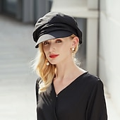 abordables Chapeaux de fête-simple Couleur unie Polyester Chapeaux avec Couleur Pure 1 pc Casual / Coupe de Melbourne Casque