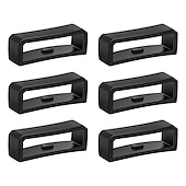 abordables Correas de reloj Garmin-6 correas de reloj inteligente para Samsung Galaxy, Garmin Forerunner 220, Fenix 7/6/5/5 Plus, Instinct 2/2 Solar/Solar/Instinct Standard, Forerunner 945/935/745, Watch 3 (45 mm, Watch 46 mm, Watch 22 mm, Silicona)