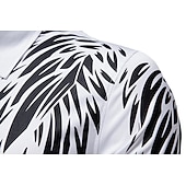 abordables camisas de esmoquin para hombre-Hombre Camisa camisa de baile Graphic Diario Negro Blanco Todas las Temporadas Ropa Estampado
