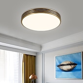cheap Ceiling Lights-40 cm Circle Design Ceiling Lights Copper Brass Modern 220-240V