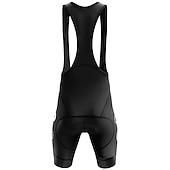 preiswerte Fahrradhosen Herren-Herren Rennradhosen Radhose kurz mit Trägern Bib Shorts Fahhrad Unten MTB Mountain Rennrad Sport Graphic 3D-Pad Radfahren Atmungsaktiv Schnelltrocknend Schwarz Weiß Polyester Spandex Bekleidung