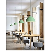 billiga Hängande-30cm enkel design ö design taklampa hartsmålade ytbehandlingar modern nordisk stil 85-265v