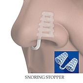 abordables Cuidado Personal &amp; Salud-Protector bucal para dejar de rechinar los dientes, antironquidos, bruxismo con estuche, ayuda para dormir, elimina los ronquidos, cuidado de la salud, boquilla antironquidos
