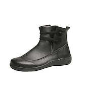 cheap Ankle Boots-Women&#039;s Brown Casual Ankle Boots with Double Buckle Straps - Comfortable Everyday Footwear for Fall and Winter