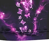 levne Dívčí 3D vize &amp; záření-Dívčí 3D Zvíře Motýl Kapuce Dlouhý rukáv 3D tisk Podzim Zima Módní Šik ven Rozkošný Děti 3-13 let Venkovní Denní Vevnitř Běžný