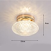 Недорогие Потолочные светильники и вентиляторы-15-сантиметровые потолочные светильники с островным дизайном, металлические, гальванические, современные, 220-240 В