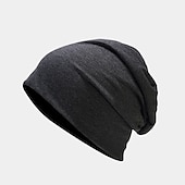 levne Pánské klobouky-Pánské Vše Čepice Beanie Černá Jako na obrázku Pletený Plná / Jednobarevná Běžné nošení