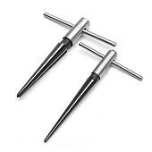 economico set di punte da trapano-alesatore conico 3-13 mm &amp;Alesatore manuale per metallo da 5-16 mm per sbavare allargare alesatore portatile per foro perno per strumenti di perforazione in plastica per legno metallo