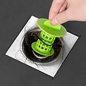 cheap Toilet Brush &amp; Cleaning-Bathroom Drain Hair Catcher Bath Stopper Plug Sink Strainer Filter Sewer Dredge Device Shower Hair Stopper Kitchen Bathroom Anti-clogging Bathroom Accessories
