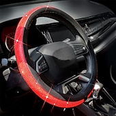 economico Copristerzo per auto-1 pc Pelle Coprivolante Traspirante Vestibilità universale Per 15&quot;~15&quot;1/2