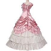 cheap Dresses-Rococo Victorian Ball Gown Party Costume Masquerade Prom Dress Bridal Women&#039;s Masquerade Carnival Wedding Party Adults&#039; Dress