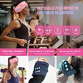 levne Sluchátka do uší a přes uši-HF009 Spánek Sluchátka Bluetooth Čelenka Nad uchem Bluetooth 5.0 Sportovní prostorový zvuk Vestavěný mikrofon pro Apple Samsung Huawei Xiaomi MI Jóga Zdatnost cestování Mobilní telefon