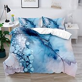 voordelige Dekbedovertreksets-3d beddengoed met marmeren print print dekbedovertrek beddengoed sets dekbedovertrek met 1 print print dekbedovertrek of sprei, 2 kussenslopen voor dubbel/queen/king