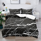 voordelige Dekbedovertreksets-3d beddengoed met marmeren print print dekbedovertrek beddengoed sets dekbedovertrek met 1 print print dekbedovertrek of sprei, 2 kussenslopen voor dubbel/queen/king