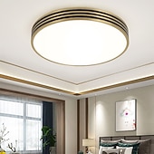 cheap Ceiling Lights-40 cm Circle Design Ceiling Lights Copper Brass Modern 220-240V
